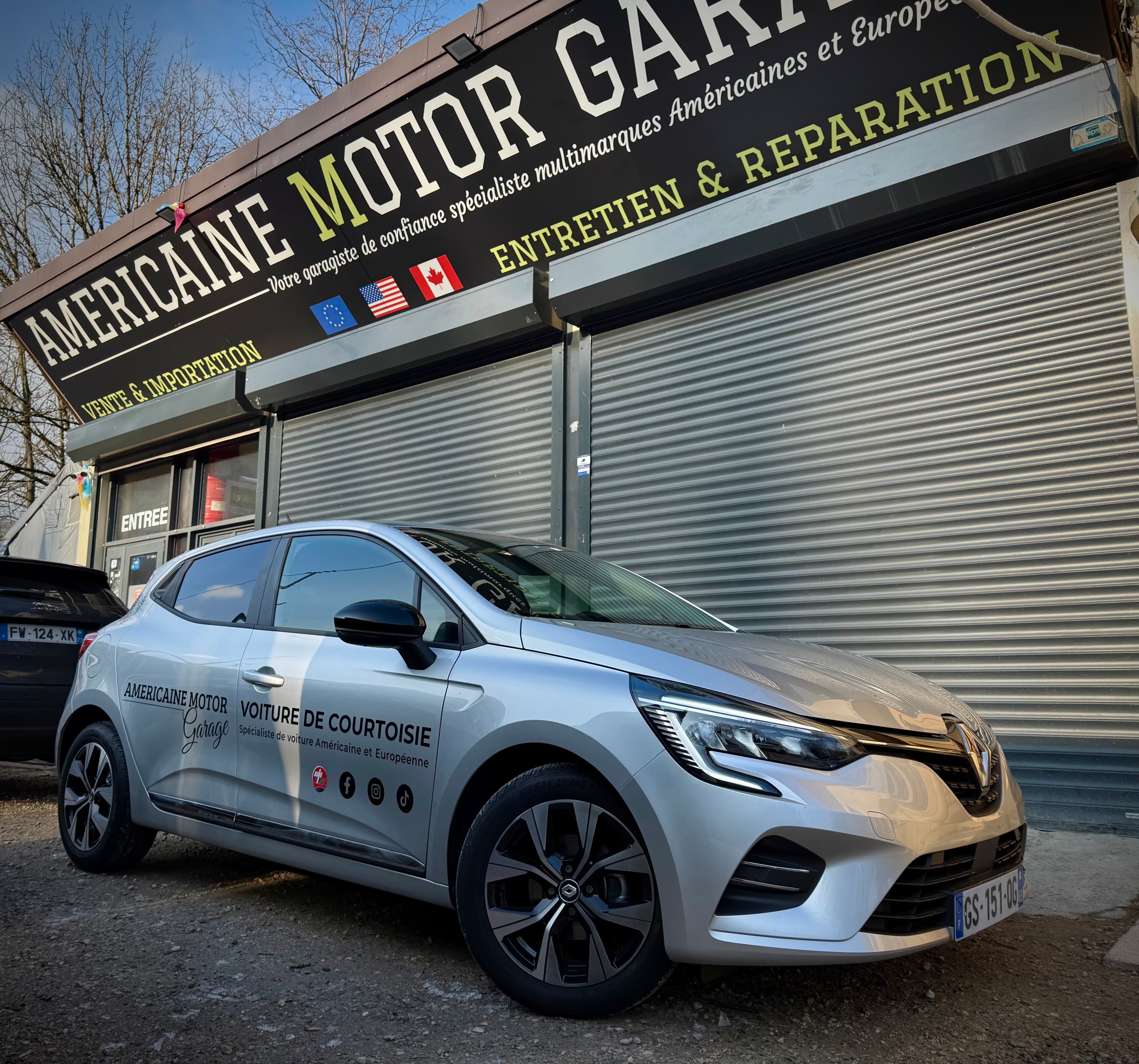 Véhicule de courtoisie - Vue avant